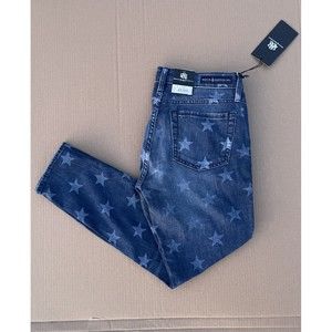 NWT Rock & Republic Jeans Hamburg Starlight Star Ankle Pants Denim Capri size 6